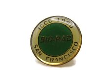 Bio-Rad Pin ICCC 1990 San Francisco Gold Tone picture