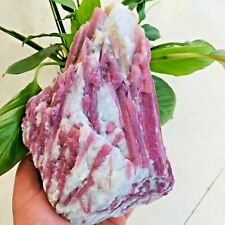 1690g Large Natural Pink Tourmaline Quartz Crystal Mineral  Reiki Healing picture