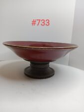 Partylite Moroccan Spice Pedestal Bowl RETIRED Fruit Candle Holder Centerpiece picture