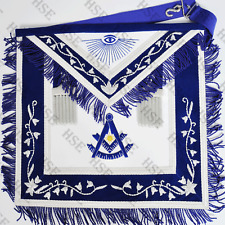 NEW EMBROIDERY PAST MASTER APRON BLUE VELVET-HSE picture