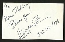 Hildegarde Loretta Sell d.2005 signed autograph auto 3x5 cut Cabaret Singer C286 picture