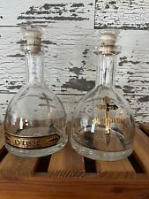 Lot of Two (2) D'USSE 750ML VSOP Cognac Bottles/Corks. Empty of any alcohol. picture