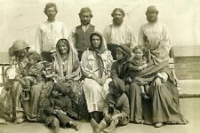 1905-ELLIS ISLAND-Group of Hungarian Gypsies about to be Deported-8x12 Photo picture