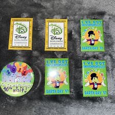 Disney Parks Walt Disney World 1997 Earth Day Button Conservation Hero Jiminy Cr picture