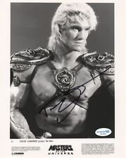 DOLPH LUNDGREN SIGNED MASTERS UNIVERSE PHOTO  ALSO ACOA CERTIFIED (3) picture