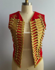 Red Men's 1855 Circa Sergeants Officer  Wool Full Dress Vest Fatima Industries picture