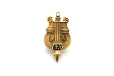 Vintage 10k Yellow Gold Badge Pin Iota Kappa Lambda Fraternity Member A1470 picture