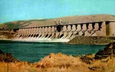 The Dalles Dam Inundated Celio Falls Ancient Indian Fishing Site OR Postcard picture