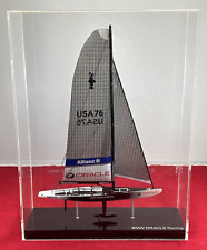 2007 BMW Oracle Racing Yacht Model (7.5 in L x 12 in H) In Display Case picture