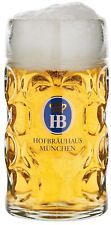 Hofbrauhaus Munchen Munich German Glass Dimple Beer Mug .5L Germany picture
