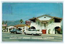 1962 Nance's Hot Springs, Calistoga, California CA Vintage Postcard picture
