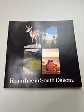 Vintage 1976 Roam Free In South Dakota Travel Brochure Book Black Hills and More picture