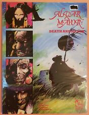 ALVAR MAYOR: DEATH AND SILVER ~ VF/NM 1989 4WINDS GROUP ~ ENRIQUE BRECCIA ART picture