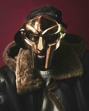 Christmas MF DOOM Mask Mad-villain Steel Face Armor Medieval Hand-Forged Gift picture