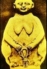 Effigy Fertility Art History Woman Childbirth Womb Vintage 35mm Slide  picture