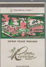 40 Strike Matchbook Cover - Palm Springs Riviera Hotel picture