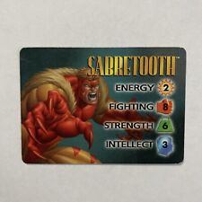 Marvel OVERPOWER Sabretooth IQ character card  picture