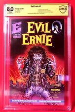 Malibu/Eternity Evil Ernie #1 (1991) Signed CBCS 8.0 1st Evil Ernie & Lady Death picture