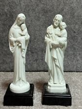Mother Mary And Child Saint Joseph Figurine Religious Christianity Saints picture