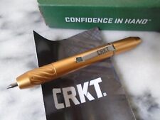CRKT Techliner Shorty Pen Copper Aluminum TPENBOND2CU Magnectic Cap Pressure Ink picture