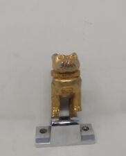 Vintage MACK Truck BULLDOG Hood Ornament With Base Dog Patent 87931 Gold picture