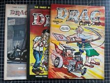 Pete Millar's Drag Cartoons #11,32,35 Big Daddy Roth Rat Fink Ads 1965 picture