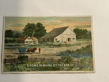 Victorian Trade Card - Quack Medicine -GE Mitchell - Kennebunk Maine Home 1890's picture