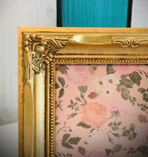 Vintage Antique Style Picture Frame 5x7 Ornate Victorian Gold Gilt Wood Gesso picture