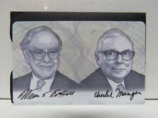 Berkshire Hathaway Warren Buffett Charlie Munger Card Carrying Capitalist Card picture