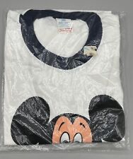 Vintage 70s Walt Disney World Mickey Mouse Ringer T-Shirt Large Tropix Togs New picture