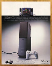 1997 SONY SA-VA7 Speakers PS1 Playstation 1 Vintage Print Ad/Poster Jet Moto Art picture