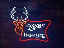 New Miller High Life Deer Neon Light Sign 17