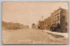 State Street Garner Iowa IA Drug & Jewelry Store 1907 Real Photo RPPC picture