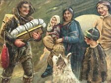 Thanksgiving Postcard Schmucker Winsch First Day in Alaska 1868 u/s picture