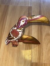 Hand Carved Wooden Toucan Tropical Bird Nice picture