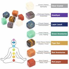 7pcs/Set Natural Chakra Stones Energy Palm Stone Reiki Healing Gemstones picture
