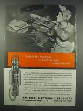 1943 Amperex Electronic Tubes Ad - Beat the Axis picture
