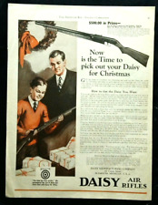 1930 DAISY Air Rifles Vintage Christmas Print Ad VG Cond. picture