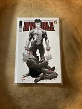 Invincible #50 2nd Print Blood Variant B&W Color Splash - NM - HTF picture