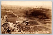 Borger Texas Oil fields along Dixon creek RPPC Real photo unused 514 picture