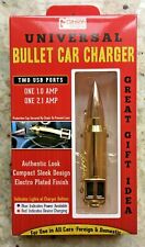 Gibson Universal Bullet Car Charger 2 USB Ports Plated Finish Authentic Look  picture