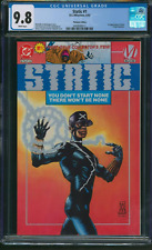 Static #1 Platinum Edition CGC 9.8 White Pages DC/Milestone Comics 1993 picture