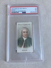 1911 Wills's Cigarettes Musical Celebrities BACH PSA 1.5 LOW POP Rc Rookie 🔥 picture