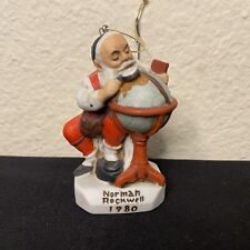 VTG Norman Rockwell Christmas Ornament Dave Grossman 1980 Saturday Evening Post picture