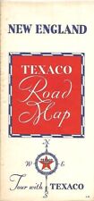 1935 TEXACO Road Map NEW ENGLAND Maine Massachusetts Connecticut New Hampshire picture