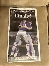 (3) 2023 Texas Rangers World Series Champion Dallas Morning Newspapers SET 11/2 picture