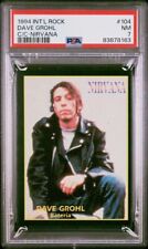 1994 International Rock Cards #104 Dave Grohl PSA 7 Nirvana picture