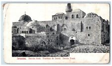 c1910 Davids Grab Davids Tomb Tombeau De David Jerusalem Union Vintage Postcard picture