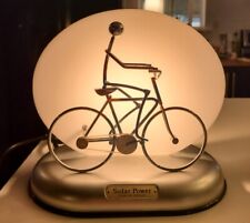Ishiguro Solar Power - Motion Man Pedaling Bicycle Vintage Table Lamp picture