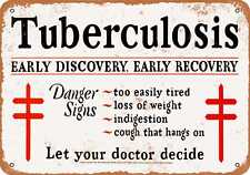 Metal Sign - 1929 Tuberculosis Warning -- Vintage Look picture